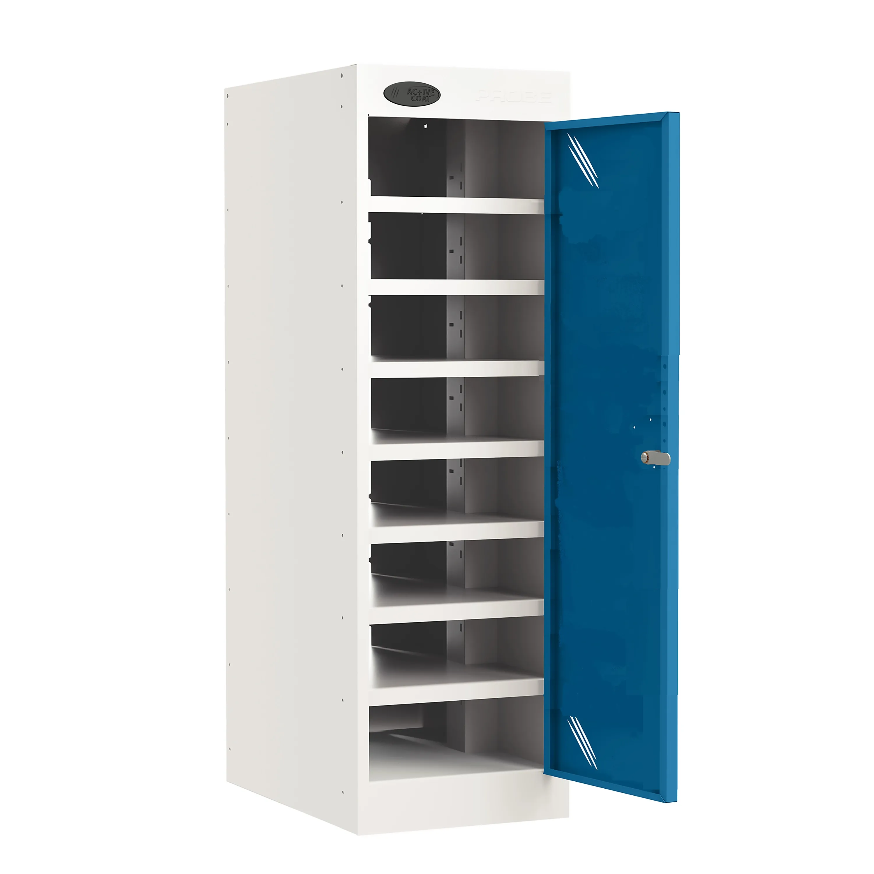 Probe One Door Eight Compartments Low Mobile Phone Charging Locker